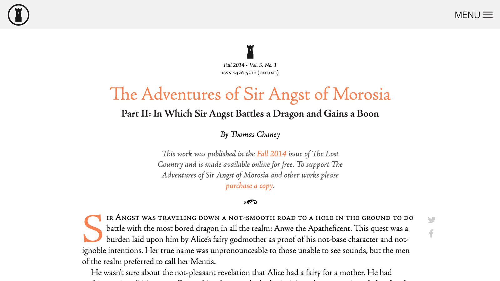 Example of the new Exiles Essay Layout